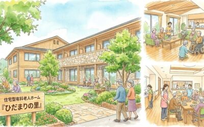 住宅型有料老人ホームは、食事や清掃、見守りなどの生活支援サー