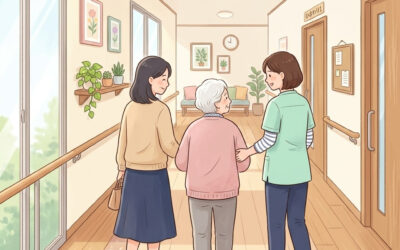 先日、ご家族の施設見学に同行させていただいた時のお話です
